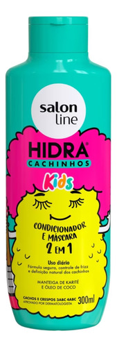 Salon Line Kit Sh + Cond Hidra Cachinhos Kids 300ml Melancia