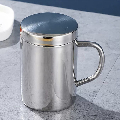 Taza De Café De Acero Inoxidable Con Aislamiento De Doble Pa