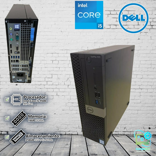 Dell Optiplex 7070 Ssf, Intel Core I5 9na, 16gb Ram, 256gb (Usado)