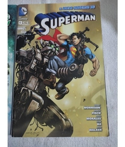 Lote De 2 Revistas Historietas Cómics Superman Green Lantern