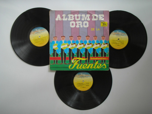 Lp Vinilo Estudiantina Fuentes Album De Oro 3 Discos 1985