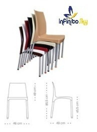 Silla Para Exteriores, Restaurantes, Cafeterias, Cafe, Bar