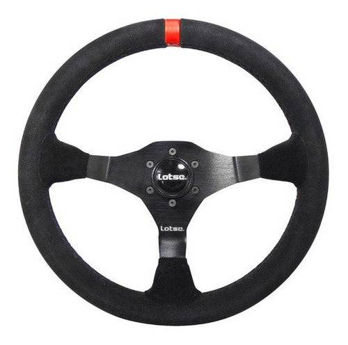 Volante Esportivo Lotse Ring Camurça / Vermelho Corolla