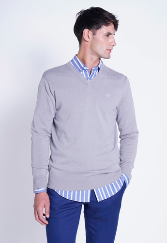 Sweater Hombre Angers Gris Fw 2023 New Man