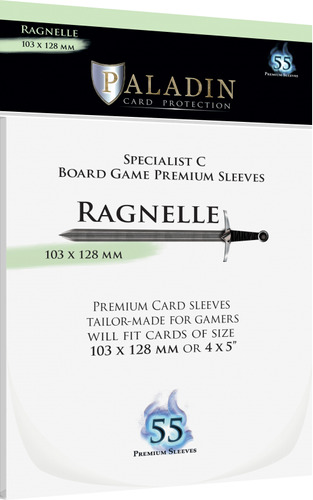 Protectores 103x128mm Ragnelle Paladin  - Demente Games