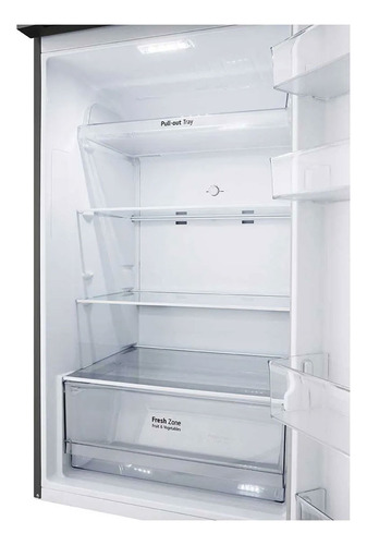 Geladeira Frost Free Inverter 375l Duplex Gn-b372pfm LG Cor Inox 220v