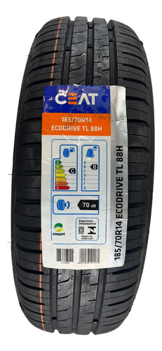 Kit 04 Pneus 185/70r14 88h Ceat Ecodrive Hb20 Argo Onix Polo