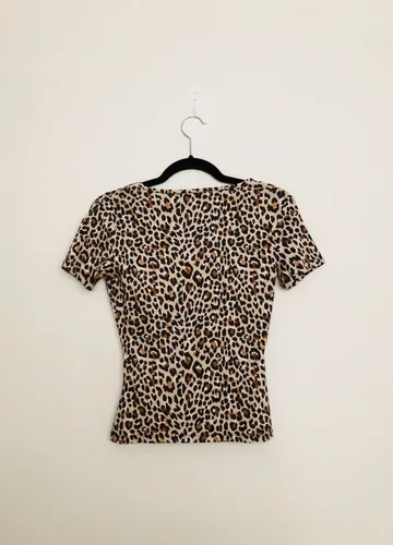 Blusa animal print bershka hot sale