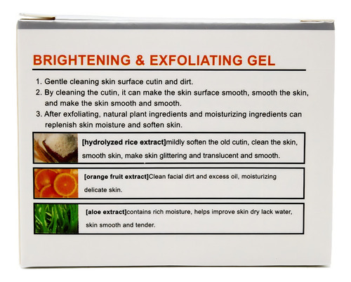 Exfoliante Para La Cara Manos Pies Corporal Aclarante Ducha