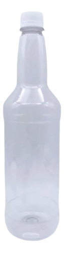 Botella Pet Cuello Alto Licorera 1lt Sin Tapa (125 Pzas)