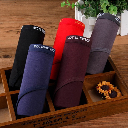 6 Bragas Boxer Ropa Interior Hombre Tallas Extra Microfibra