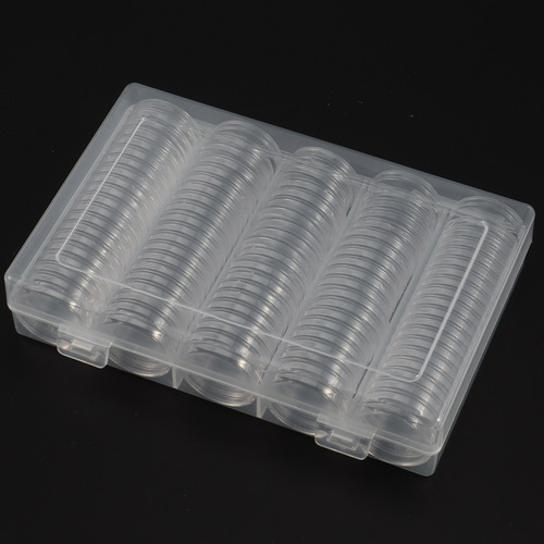 Soporte Para Monedas De 17/20/25/27/30 Mm, 100 Unidades De C