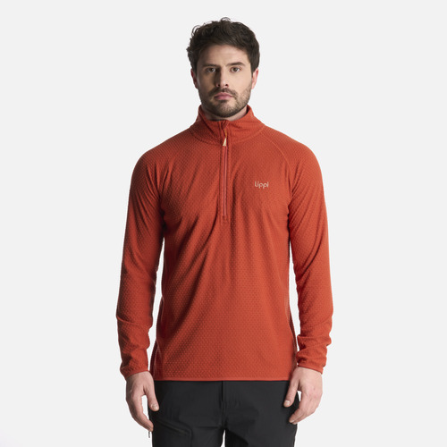 Polerón Hombre Jacaranda Nano-f 14 Zip Terracota Lippi