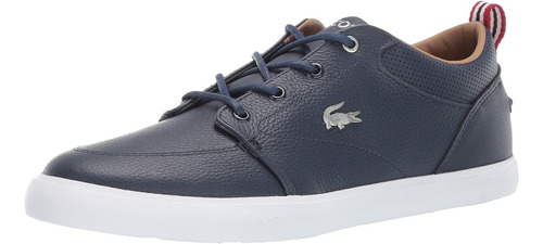 Tenis Lacoste Bayliss Original Casual Hombre Azul Importado