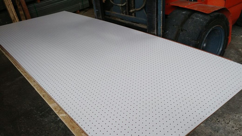 Placa Chapadur Plus Perforado Blanco 3mm 1,22x2,75 Maderwil