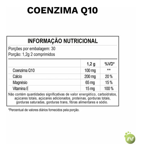 Kit Coenzima Q10 + Treonato + Complexo B 60 Capsulas Sem Sab