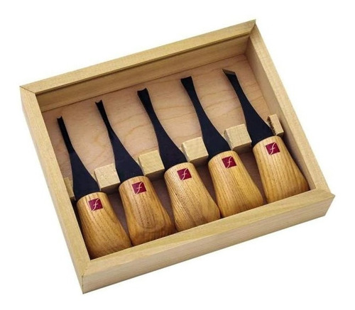 Set De 6 Gubias Para Tallar Madera.