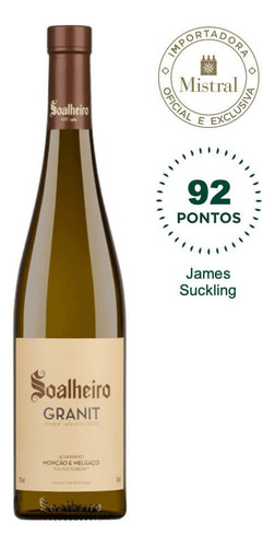 Vinho Português Soalheiro Granit Doc 2022 750ml