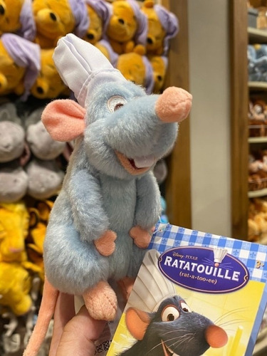 Peluche Chef Remy Ratatouille Para Hombro Con Imán