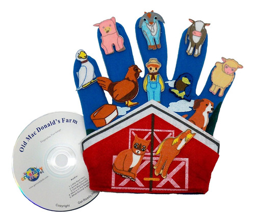 Set De Marionetas De Guante Get Ready Para Niños: Old Macdon