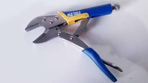 Alicate Presion Recto 10 Pulgadas Maxi Tools Mango Goma