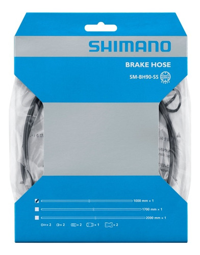 Mangueira De Freio Deore Sm-bh90-ss Shimano 2000mm Preto