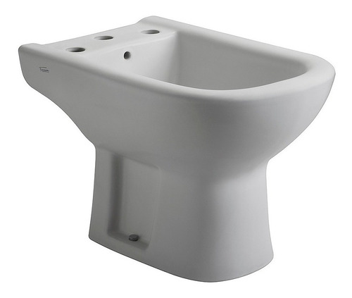 Bidet Ferrum Bari Blanco Para Grifería 3 Llaves Loza