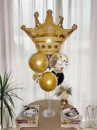 Set De Globos Con Pedestal Decorativo