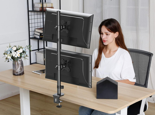 Soporte Vertical Para Monitor Doble, Soporte De Monitor Apil