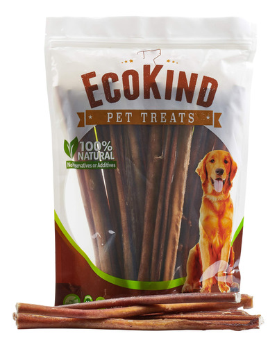Ecokind Pet Treats All-natural Premium Bully Sticks For Dog.