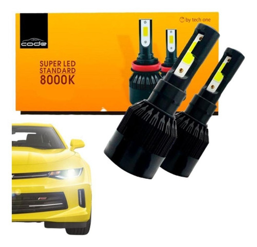 Kit Lampada Automotiva Led Hb3 8000k - Tech One Code