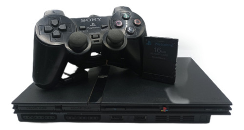 Playstation 2 Slim - Sony - Control Original + Memory Card 