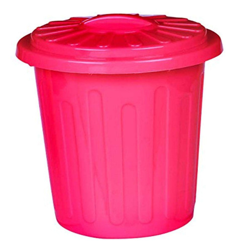 Trash Can Contenedor Plastico Parte Limpiar Oferta Rojo 6  X