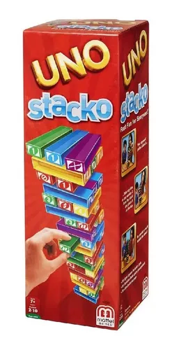 Jogo De Mesa Uno Stacko De 2 A 10 Jogadores