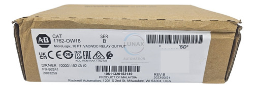 Allen Bradley 1762-ow16 Relay D Salida Original