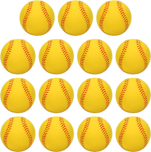Pelotas De Béisbol Blandas De 9 Pulgadas, 15 Piezas De Bolas