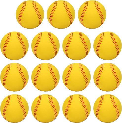 Pelotas De Béisbol Blandas De 9 Pulgadas, 15 Piezas De Bolas