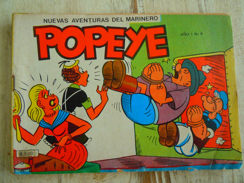 Revista Aventuras De Popeye Nro 8 (Usado)