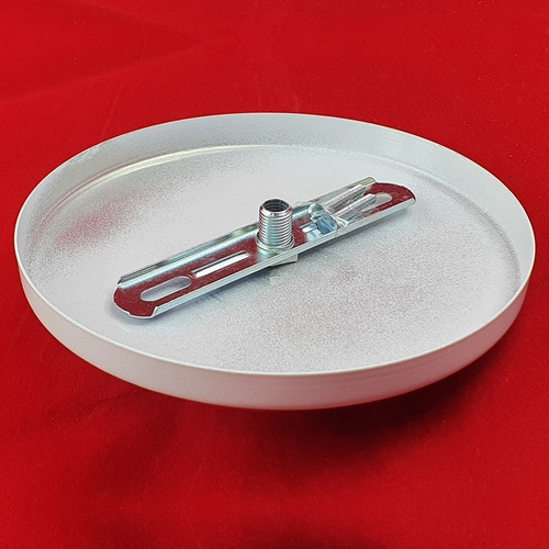 Imagem 2 de 2 de 6x Canopla De Metal Acabamento Para Teto - Pendentes 18cm
