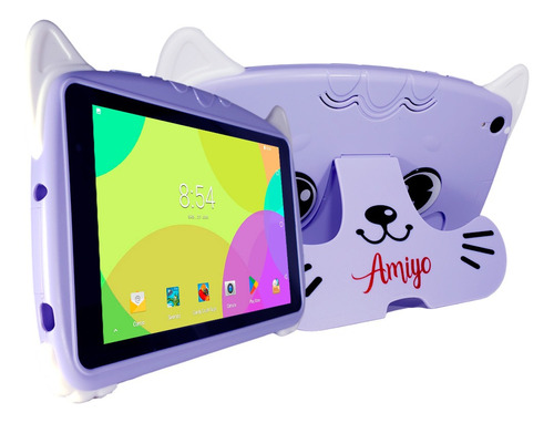 Tablet Infantil A17 De Gatito 64 Gb 4 Gb Ram 8 Pulgadas