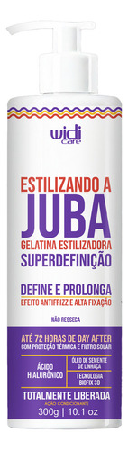 Gelatina Estilizando A Juba Super Definição 300g - Widi Care