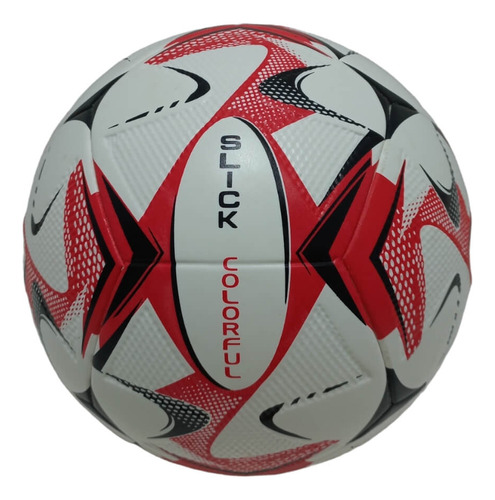 Bola De Futebol Campo Topper Slick Colorful Esporte Em Pvc * Cor Vermelho