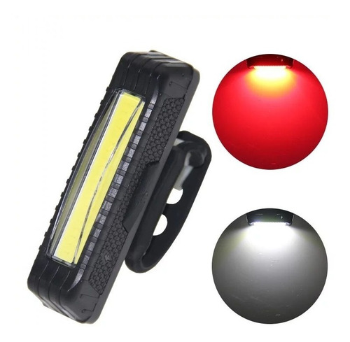 Linterna Luz Led Recargable Bicicleta Comet 150 Lms Led Dual