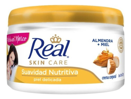 Crema Corporal Real Skin Care Almendra+miel Piel Delicada