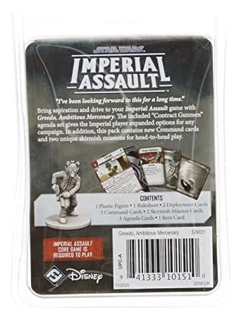 Star Wars Imperial Assault Juego De Mesa Greedo Villain Pack