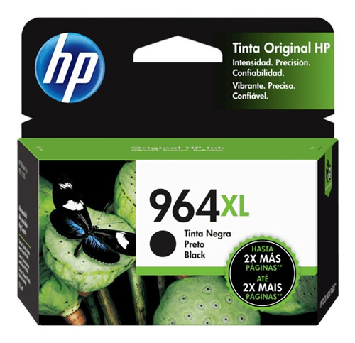 Cartucho De Tinta Hp 964 Xl Negro Original 