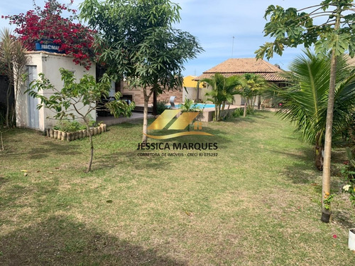 Imagem 10 de 14 de Jmp51 Casa 3 Quartos, Área Gourmet E Piscina Em Unamar - Cf