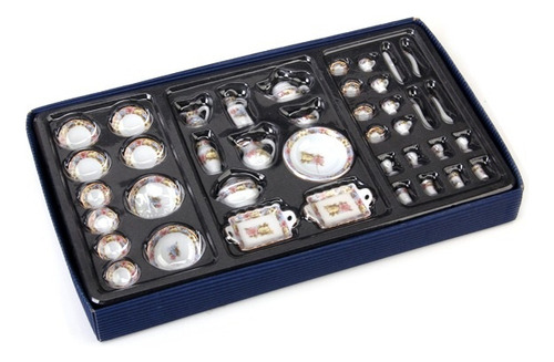 .. 40pcs Casa De Muñecas En Miniatura Mercancías Comedor