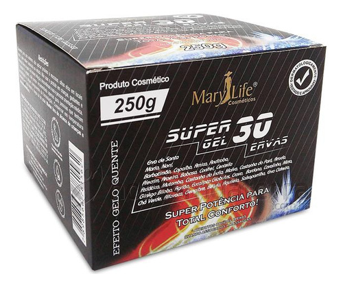  Kit 10 Super Gel 30 Ervas 250g + 1 Pomada Milagrosa 150g
