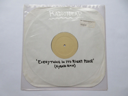 Radiohead Everything In It's Right Place Hybrid Remix Vinilo